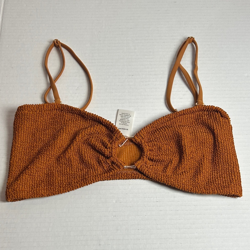 Textured Bembe‎ Bandeau CS42-Copper Scrunch size L Preowned